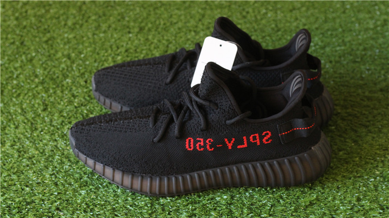 Adidas Yeezy Boost 350 V2 Core Black Bred Red